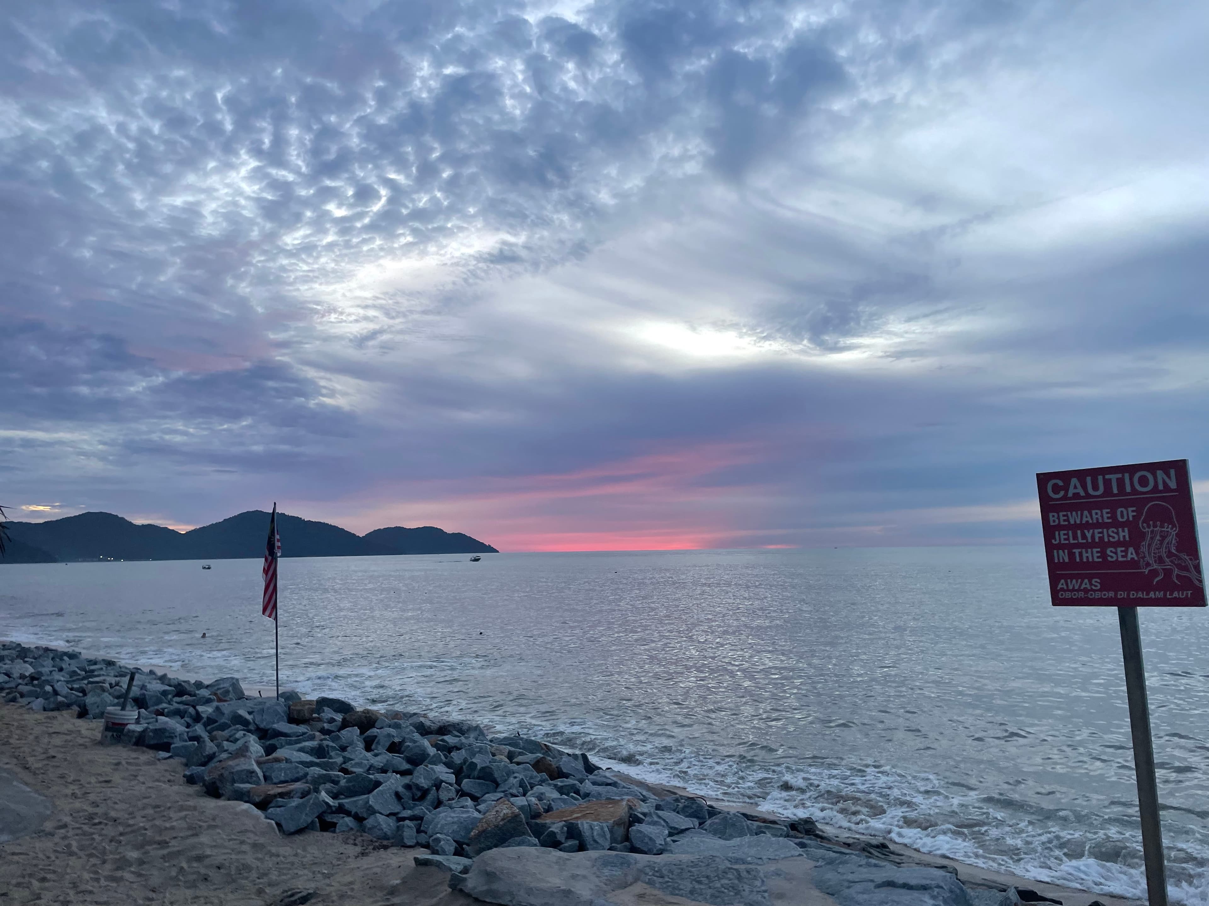 Picture taken on the beach in Penang, Malaysia